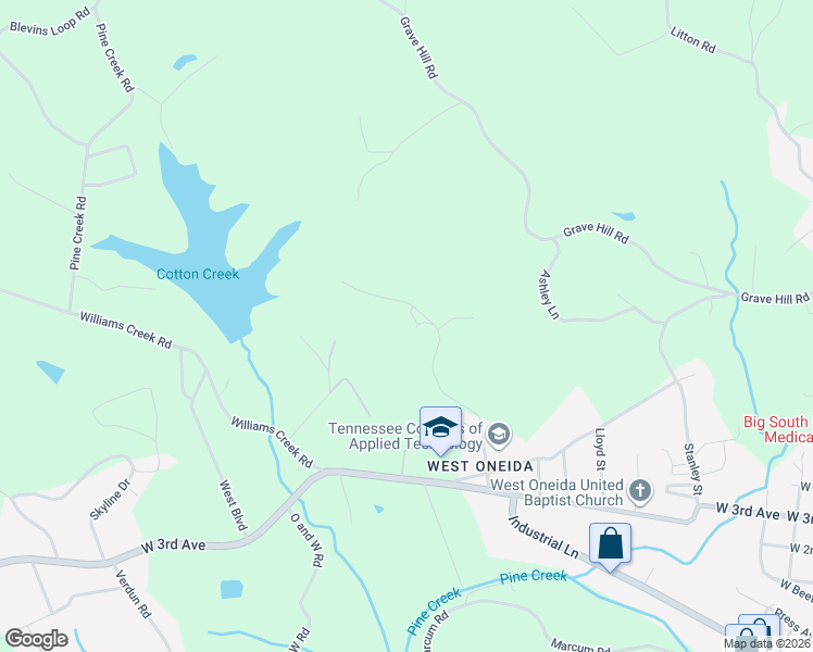 map of restaurants, bars, coffee shops, grocery stores, and more near 549 Eli Ln in Oneida