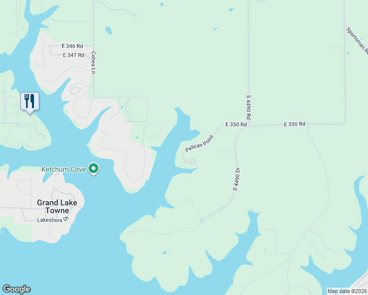 map of restaurants, bars, coffee shops, grocery stores, and more near 448700 Pelican Point in Pensacola