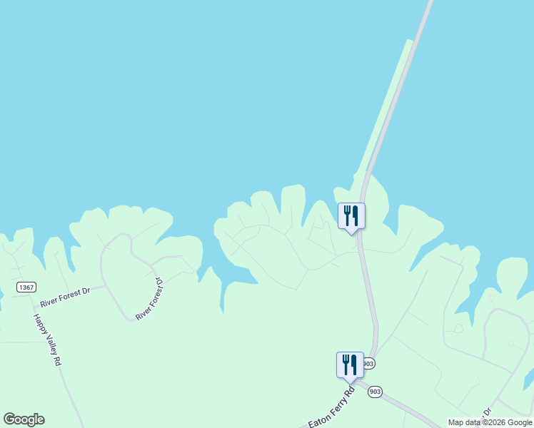 map of restaurants, bars, coffee shops, grocery stores, and more near 1865 Eaton Ferry Road in Littleton
