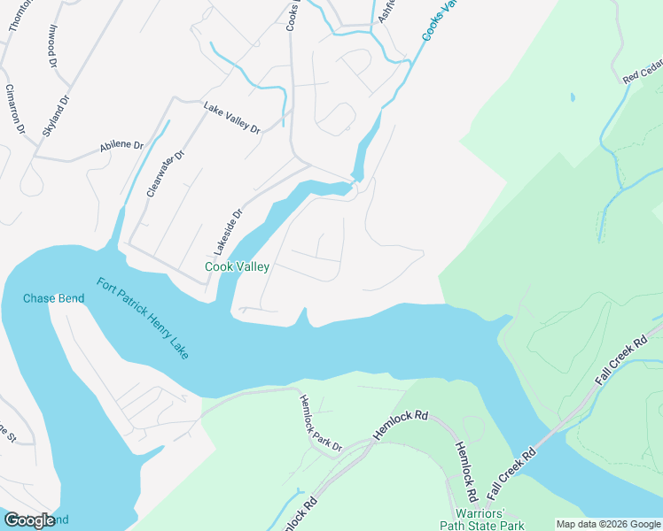 map of restaurants, bars, coffee shops, grocery stores, and more near 4256 Anchor Point in Kingsport