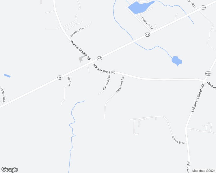 map of restaurants, bars, coffee shops, grocery stores, and more near 159 Cleveland Drive in Garysburg