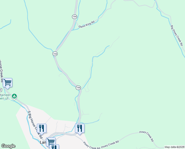 map of restaurants, bars, coffee shops, grocery stores, and more near 278 Don Adams Road in Lansing