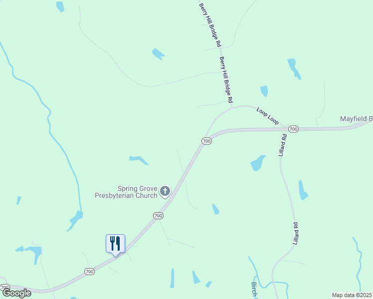 map of restaurants, bars, coffee shops, grocery stores, and more near 8321 North Carolina 700 in Ruffin