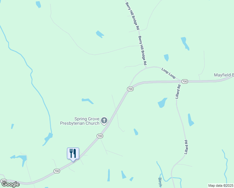 map of restaurants, bars, coffee shops, grocery stores, and more near 8321 North Carolina 700 in Ruffin