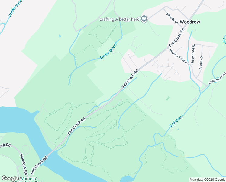 map of restaurants, bars, coffee shops, grocery stores, and more near 1612 Fall Creek Road in Kingsport