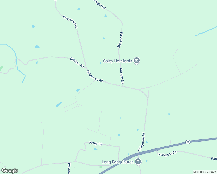map of restaurants, bars, coffee shops, grocery stores, and more near 2497 Coleytown Road in Lafayette