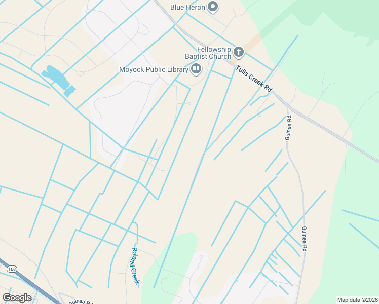 map of restaurants, bars, coffee shops, grocery stores, and more near 192 Old Jury Road in Moyock