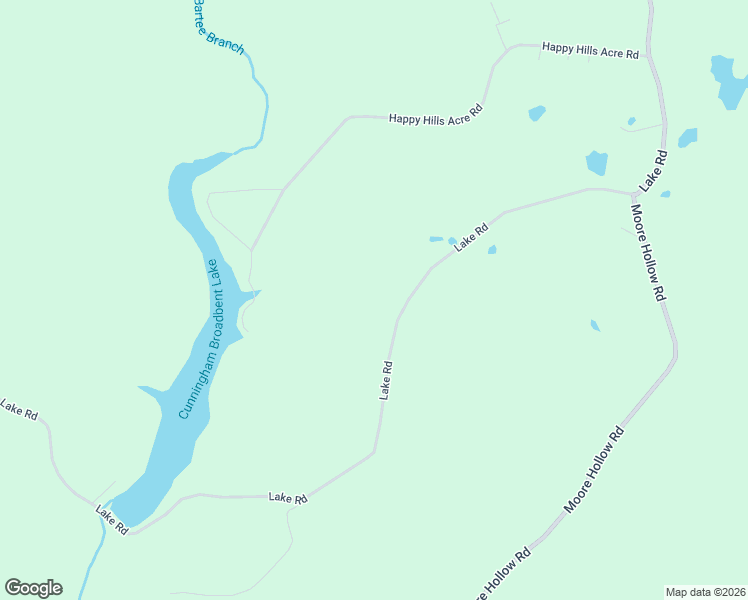 map of restaurants, bars, coffee shops, grocery stores, and more near 3636 Lake Road in Woodlawn