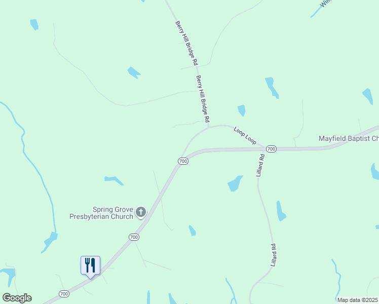 map of restaurants, bars, coffee shops, grocery stores, and more near 8391 North Carolina 700 in Ruffin