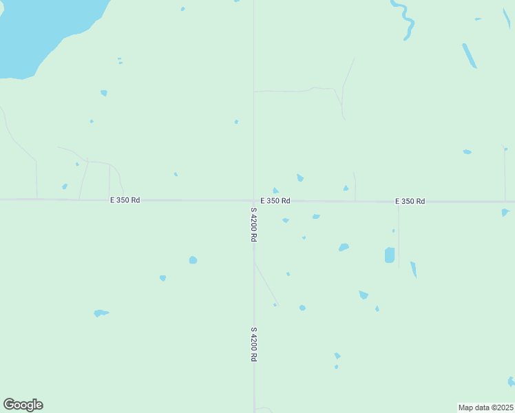 map of restaurants, bars, coffee shops, grocery stores, and more near 17104 East 350 Road in Chelsea