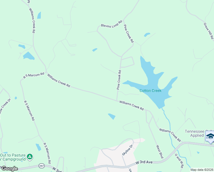 map of restaurants, bars, coffee shops, grocery stores, and more near 989 Williams Creek Road in Oneida