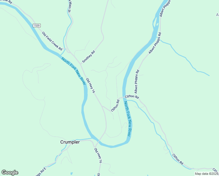 map of restaurants, bars, coffee shops, grocery stores, and more near 292 River Bend Hills Road in Crumpler