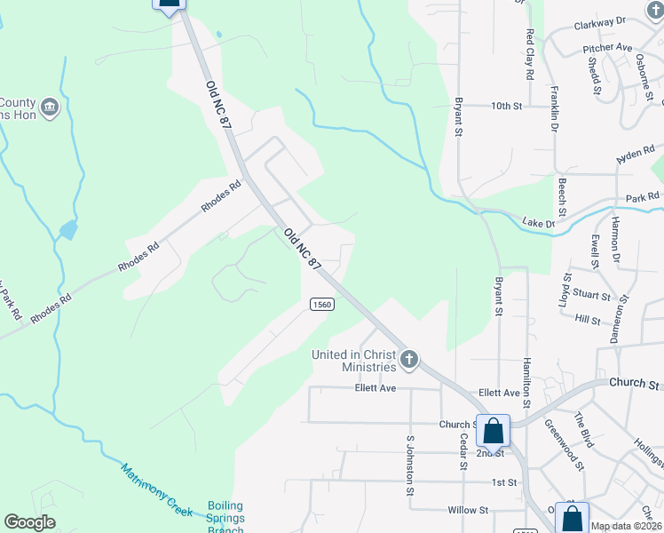 map of restaurants, bars, coffee shops, grocery stores, and more near 108 Stoney Brook Drive in Eden