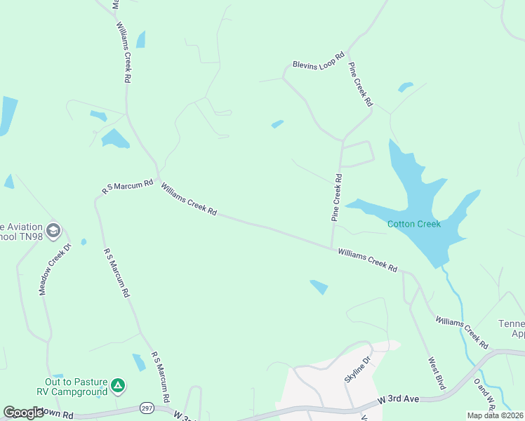 map of restaurants, bars, coffee shops, grocery stores, and more near 1110 Williams Creek Road in Oneida