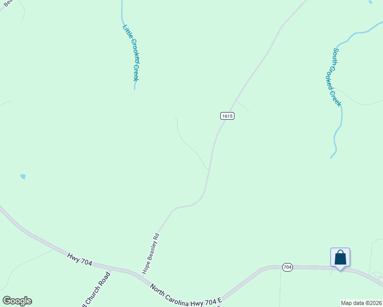 map of restaurants, bars, coffee shops, grocery stores, and more near 1283 Hope Beasley Road in Sandy Ridge