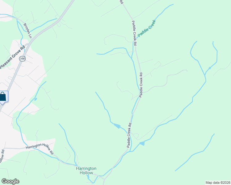 map of restaurants, bars, coffee shops, grocery stores, and more near 634 Paddle Creek Road in Bristol