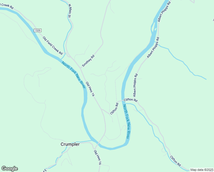 map of restaurants, bars, coffee shops, grocery stores, and more near 342 River Bend Hills Road in Crumpler