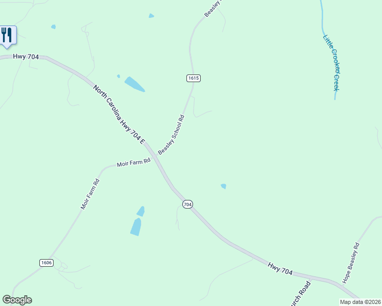 map of restaurants, bars, coffee shops, grocery stores, and more near 1058 Beasley School Road in Sandy Ridge