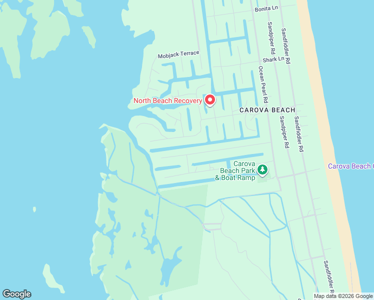 map of restaurants, bars, coffee shops, grocery stores, and more near 437 Brant Rd in Corolla