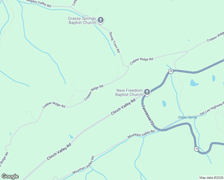 map of restaurants, bars, coffee shops, grocery stores, and more near 162 Clinch Valley Road in Eidson