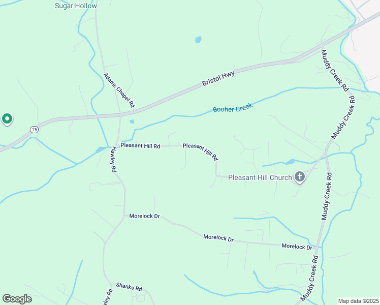 map of restaurants, bars, coffee shops, grocery stores, and more near 521 Pleasant Hill Road in Blountville