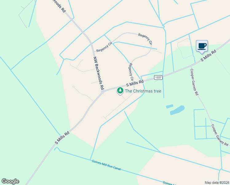 map of restaurants, bars, coffee shops, grocery stores, and more near 867-945 South Mills Road in Moyock