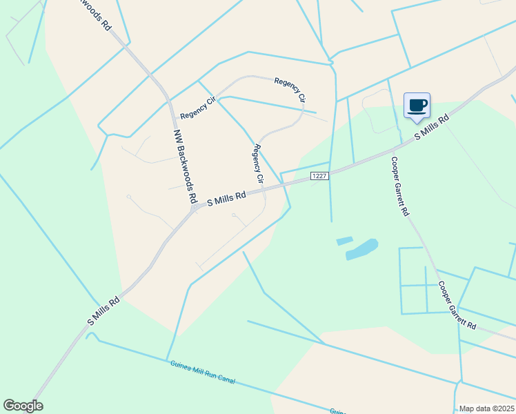 map of restaurants, bars, coffee shops, grocery stores, and more near 102 Briarcliffe Lane in Moyock
