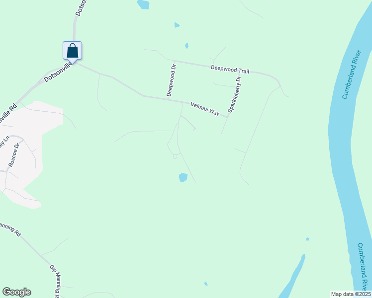 map of restaurants, bars, coffee shops, grocery stores, and more near 300 Martin Road in Clarksville