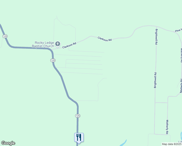 map of restaurants, bars, coffee shops, grocery stores, and more near 121-199 Shady Lane in Protem