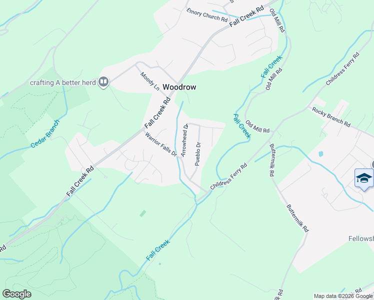 map of restaurants, bars, coffee shops, grocery stores, and more near 413 Arrowhead Drive in Kingsport