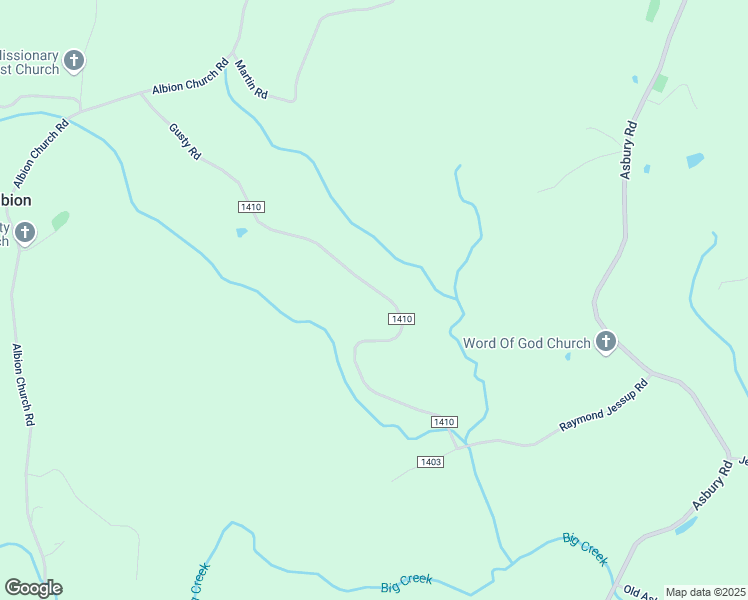 map of restaurants, bars, coffee shops, grocery stores, and more near 1329 Loraine Smith Road in Mount Airy
