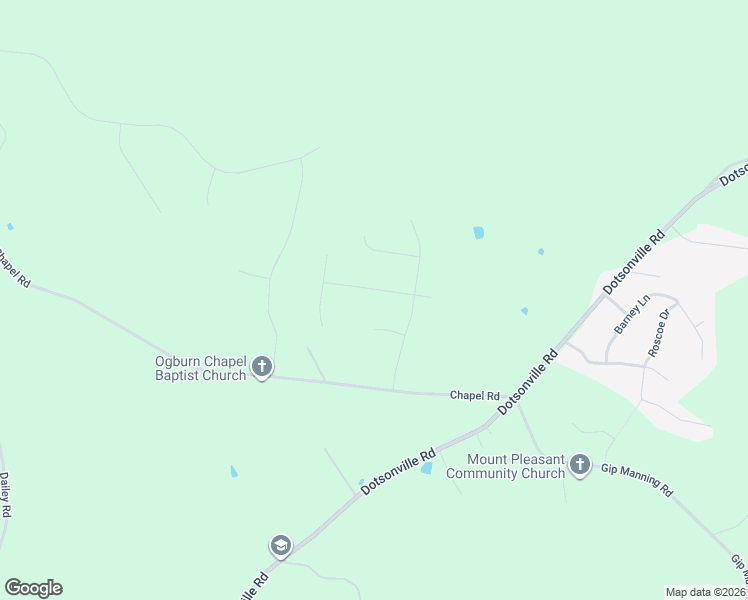 map of restaurants, bars, coffee shops, grocery stores, and more near 1595 Ogburn Chapel Road in Clarksville