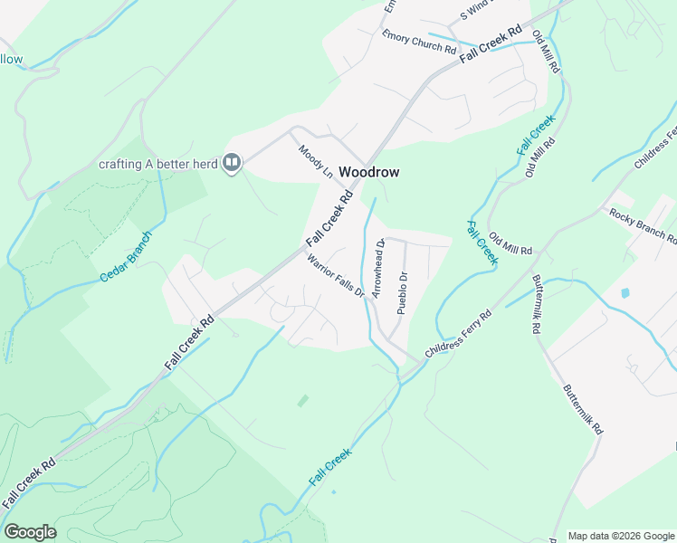 map of restaurants, bars, coffee shops, grocery stores, and more near 117 Warrior Falls Drive in Kingsport