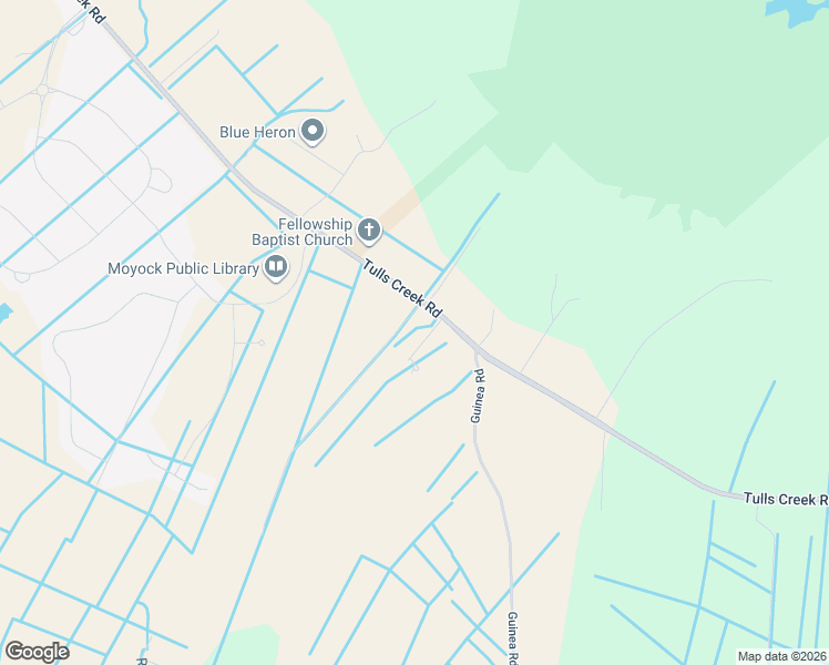 map of restaurants, bars, coffee shops, grocery stores, and more near 174 Old Jury Road in Moyock