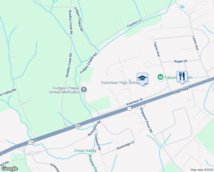 map of restaurants, bars, coffee shops, grocery stores, and more near 214 Bernard Avenue in Church Hill