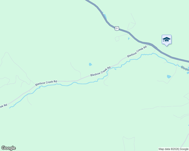 map of restaurants, bars, coffee shops, grocery stores, and more near 599 Bledsoe Creek Road in Sparta