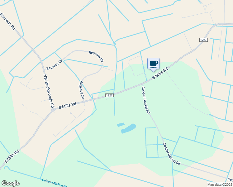 map of restaurants, bars, coffee shops, grocery stores, and more near South Mills Road in South Mills