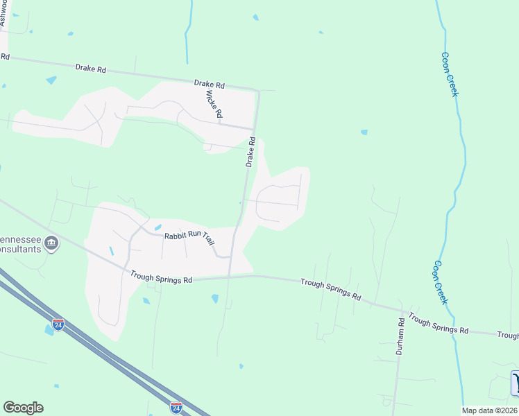 map of restaurants, bars, coffee shops, grocery stores, and more near 3713 Coves Way in Adams