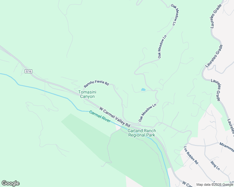 map of restaurants, bars, coffee shops, grocery stores, and more near 11581 Rancho Fiesta Road in Carmel Valley