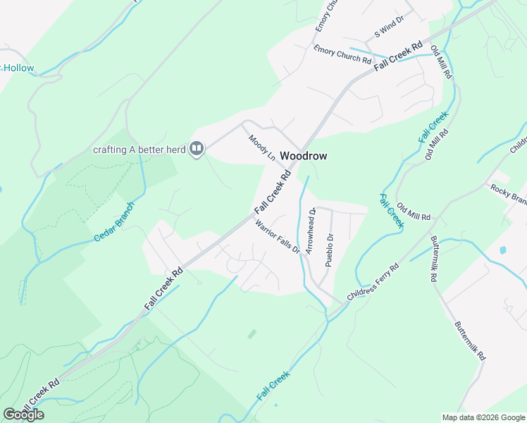 map of restaurants, bars, coffee shops, grocery stores, and more near 1350 Fall Creek Road in Kingsport