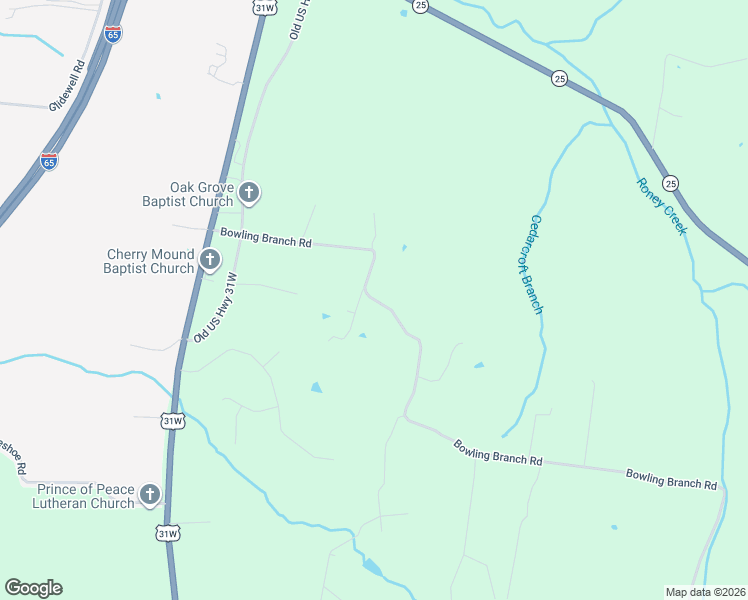 map of restaurants, bars, coffee shops, grocery stores, and more near 344 Bowling Branch Road in Cottontown