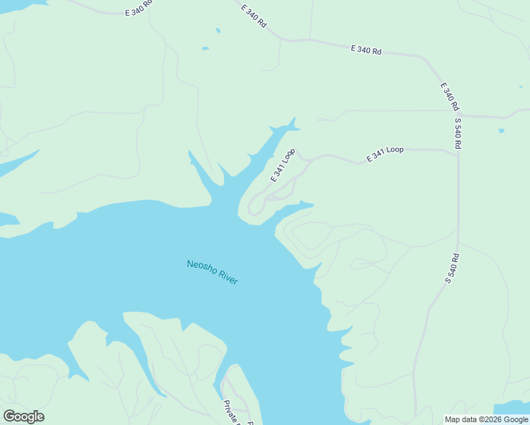 map of restaurants, bars, coffee shops, grocery stores, and more near 53290 East 341 Loop in Jay