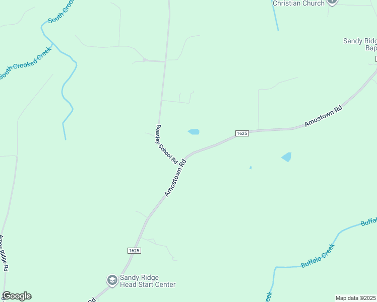 map of restaurants, bars, coffee shops, grocery stores, and more near 1681 Amostown Road in Sandy Ridge