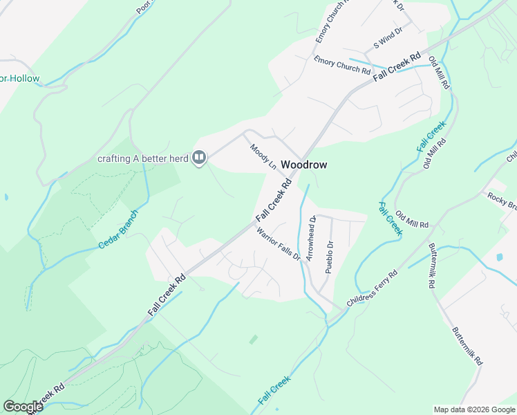 map of restaurants, bars, coffee shops, grocery stores, and more near 1350 Fall Creek Rd in Kingsport