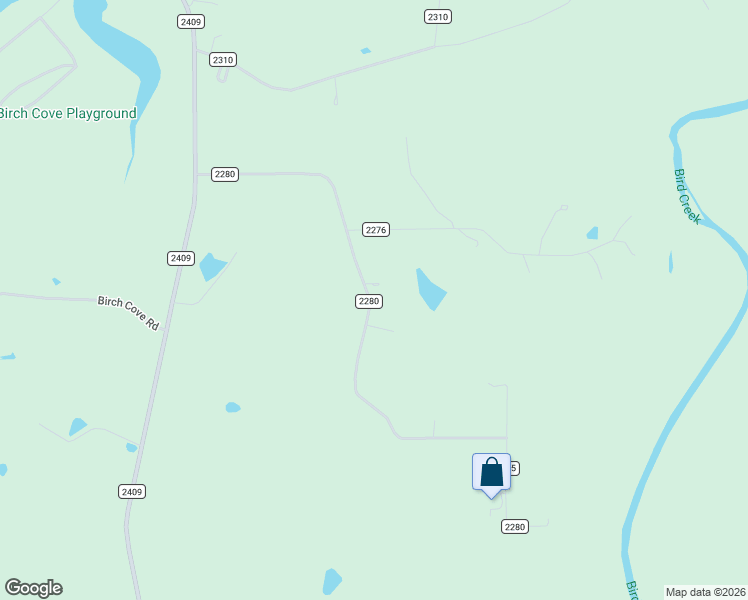 map of restaurants, bars, coffee shops, grocery stores, and more near County Road 2280 in Barnsdall