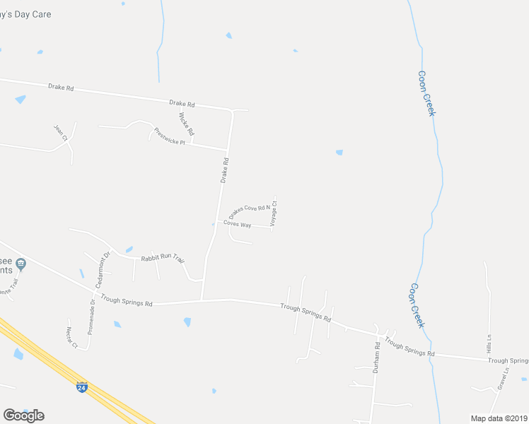 map of restaurants, bars, coffee shops, grocery stores, and more near 1132 Drakes Cove Road North in Adams