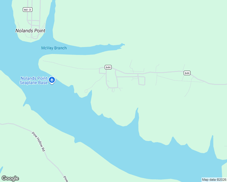 map of restaurants, bars, coffee shops, grocery stores, and more near County Road 659 in Protem