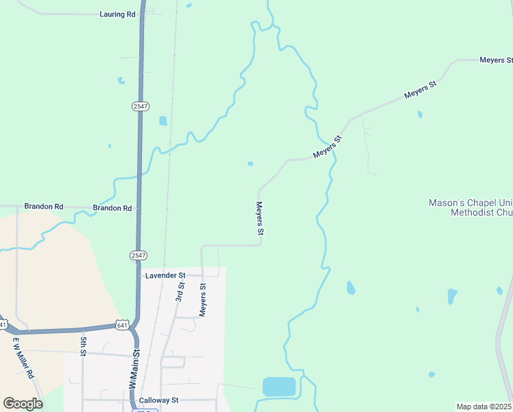 map of restaurants, bars, coffee shops, grocery stores, and more near 187 Meyers Road in Hazel