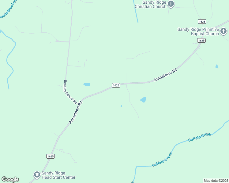 map of restaurants, bars, coffee shops, grocery stores, and more near 1814 Amostown Road in Sandy Ridge