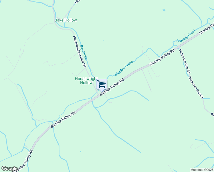map of restaurants, bars, coffee shops, grocery stores, and more near 2135 Stanley Valley Road in Surgoinsville